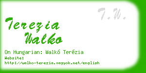 terezia walko business card